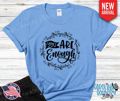 You Are Enough – Multi Small / Blue Shirt