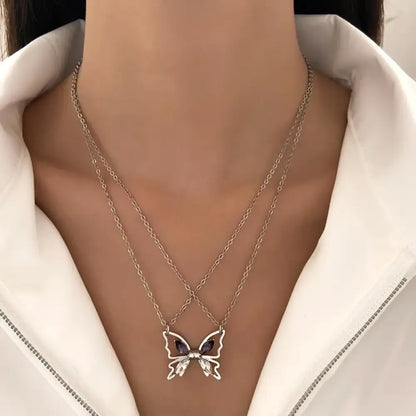 You Complete Me Purple Necklace