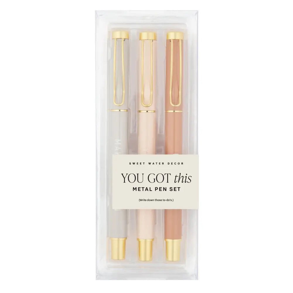 You Got This Metal Pen Set - Pens