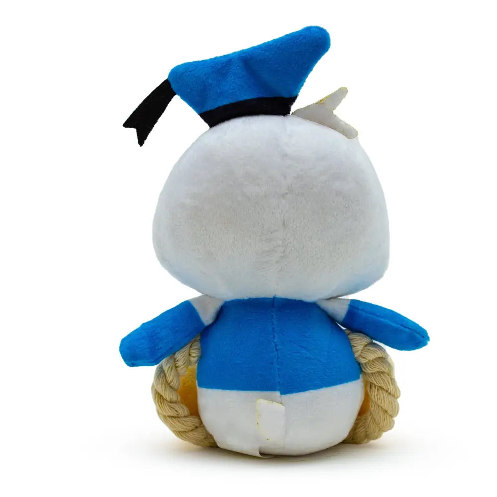 Dog Toy Squeaker Plush with Rope - Disney Donald Duck Chibi Sitting Pose Dog Toy Squeaky Plush