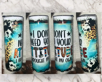 Your Attitude Multi Tumbler