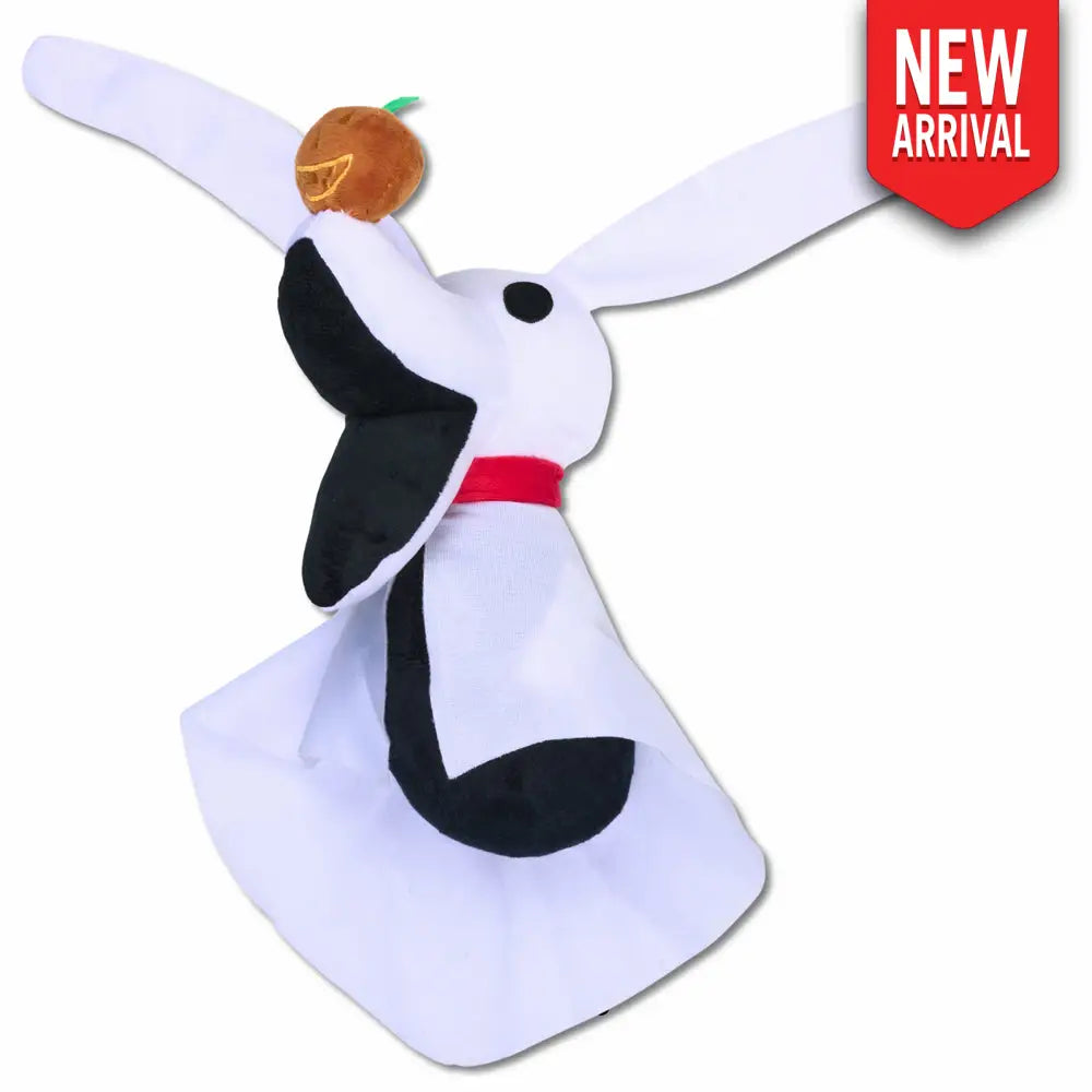 Dog Toy Squeaker Plush - The Nightmare Before Christmas Zero Pose - Dog Toy Squeaky Plush